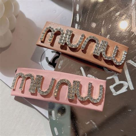 กิ๊บ miu miu|เครื่องประดับmiu miu.